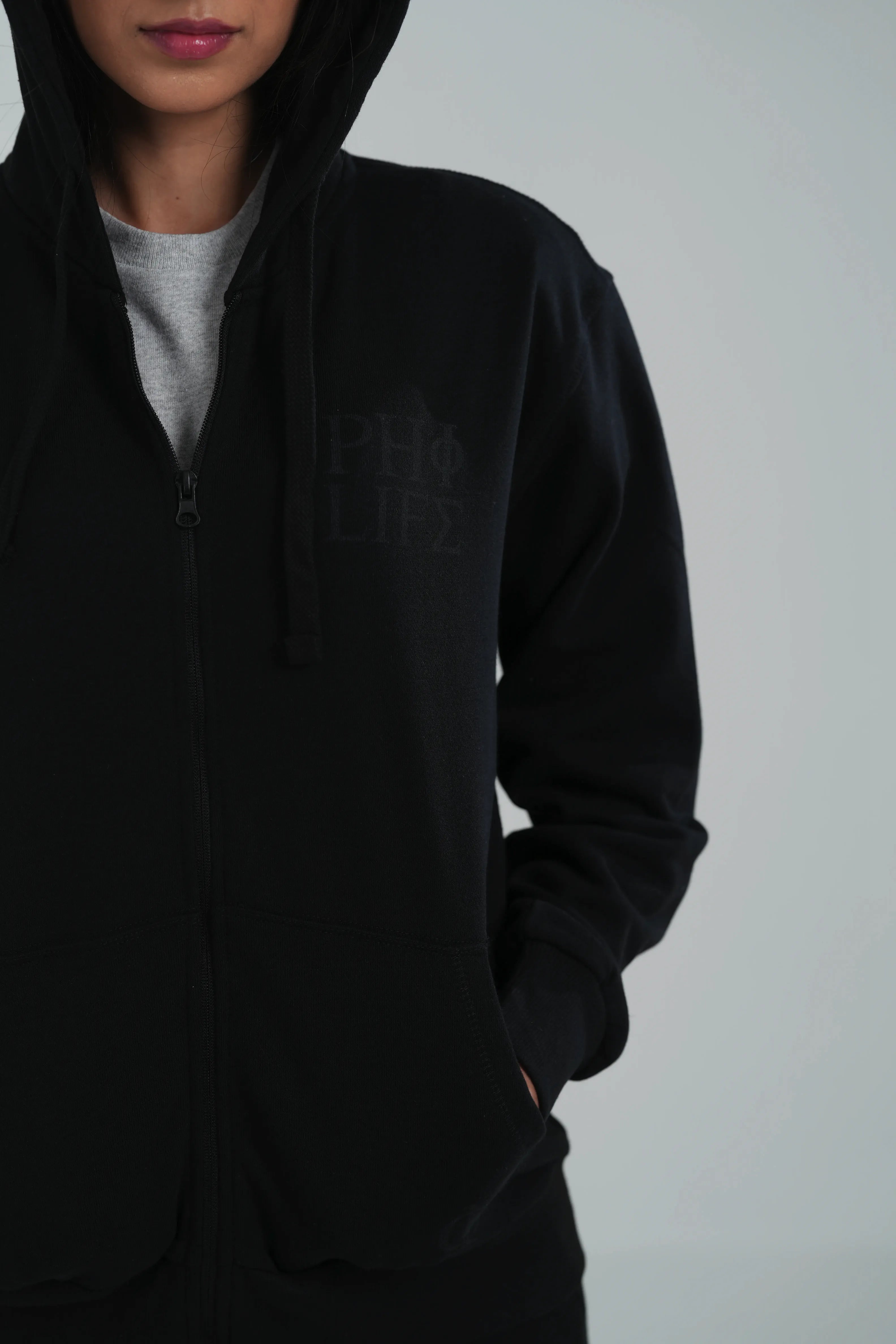 Women's Basic Hooded Jacket